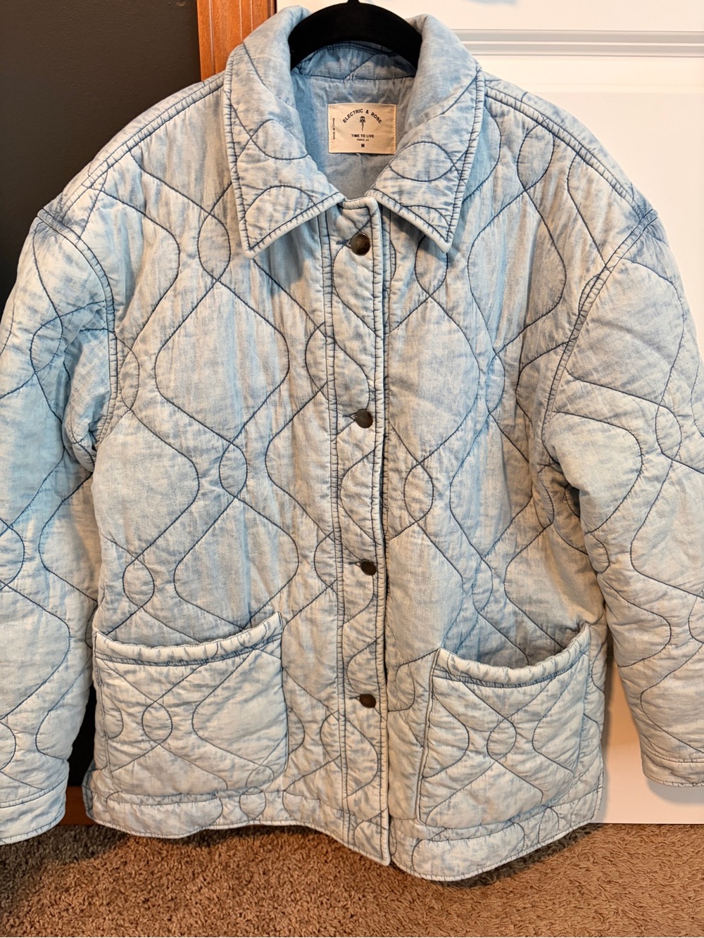 Electric & Rose quilted coat